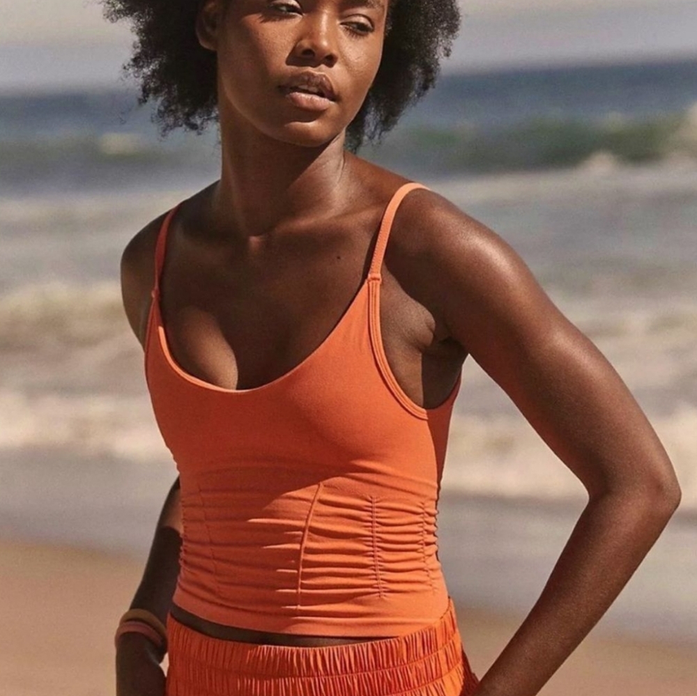 Free People FP Movement On The Rise Ruched Cami